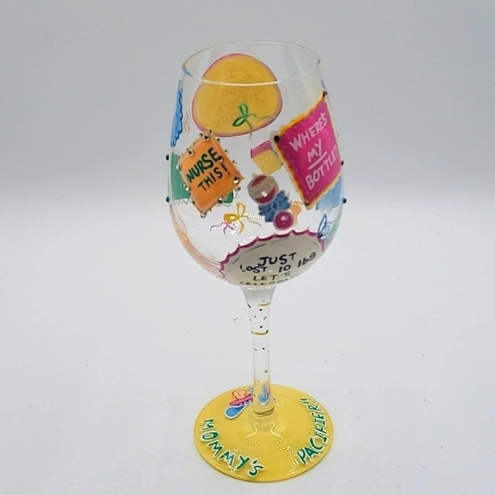 LOLITA Wine Recipe Glass 